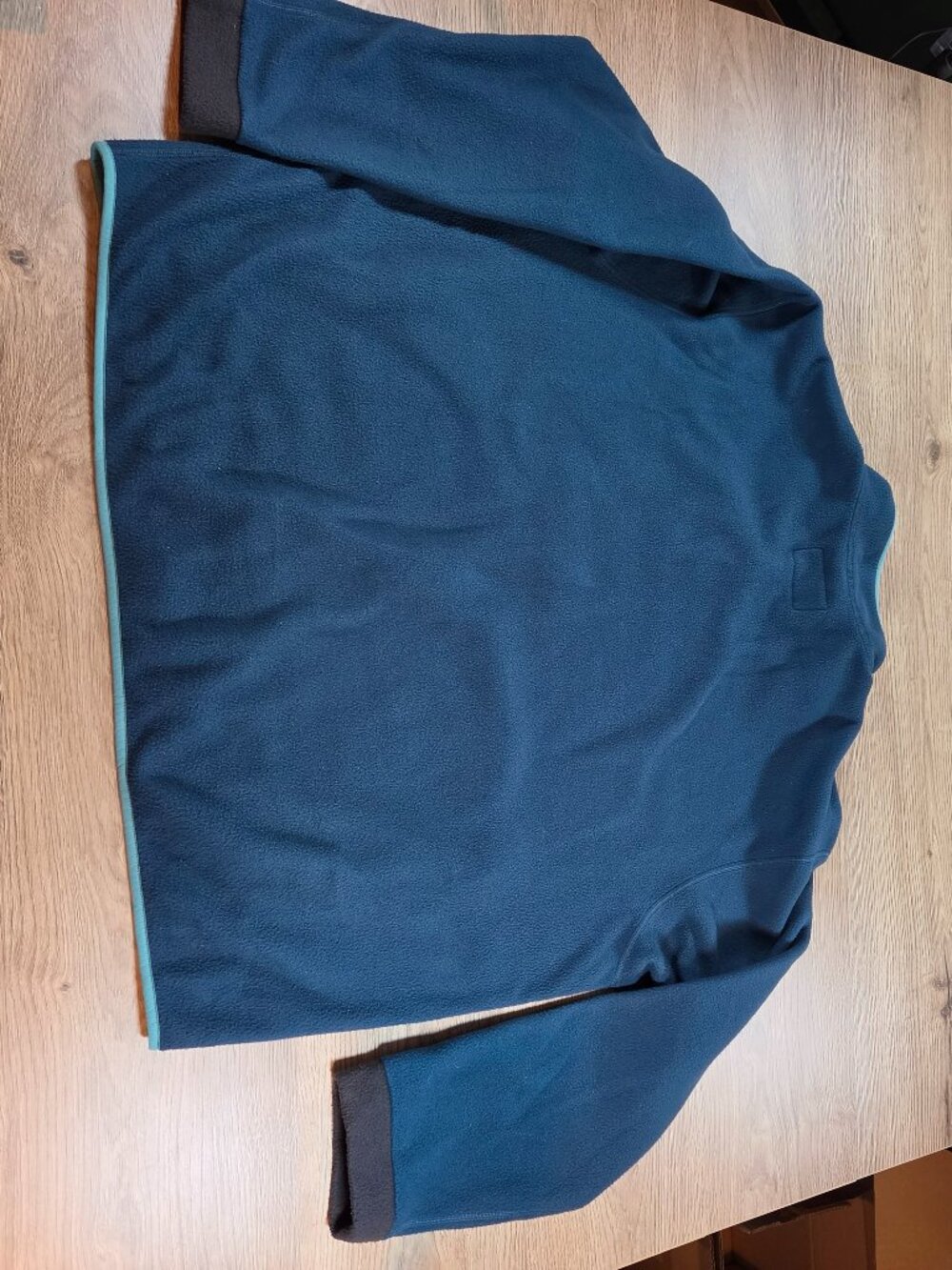 REI Co-op Men's XXL Polartec‎ Fleece Full Zip Jacket Blue Teal 194611 Hiking - Picture 3 of 10